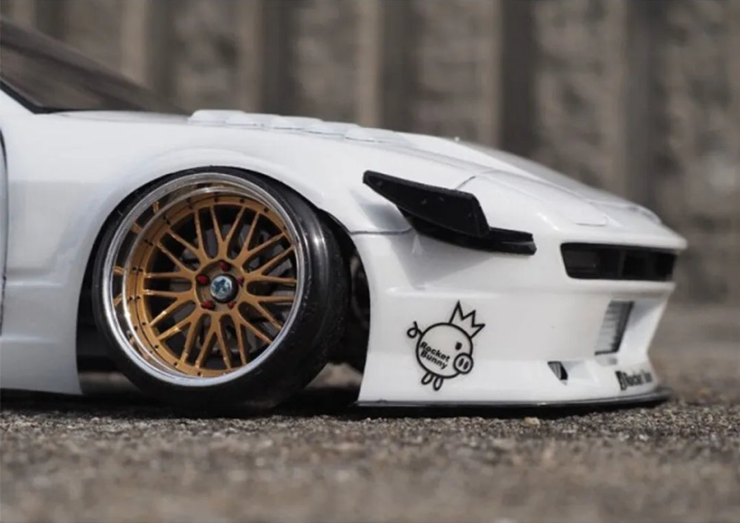 Addiction RC 1/10 Nissan 180SX PANDEM V3 Clear Body 1/10 Drift RC