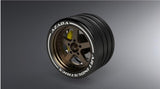 Azada Narrow 5 Spoke Steering Wheel - Bronze w/Yellow Caliper  Az6116 BR YL