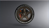Azada Narrow 5 Spoke Steering Wheel - Bronze w/Orange Caliper AZ6116 BR OG