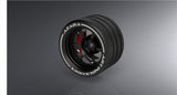Azada Narrow 6 Spoke Steering Wheel - Black w/Red Caliper AZ6115 BK RD