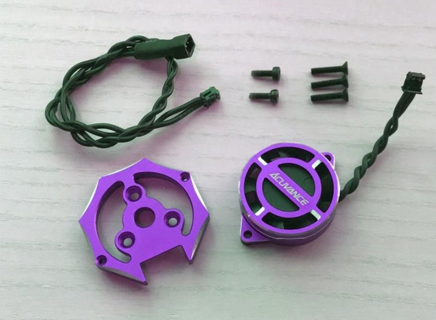 Acuvance FLEDGE Fan/Cover/End-Bell Set - Purple Acuvance FLEDGE Fan/Cover/End-Bell Set - Purple