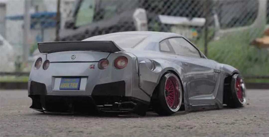 Addiction RC 1/10 Nissan R35 GT-R PANDEM Clear Body For 1/10 RC Drift #AD-HB3A