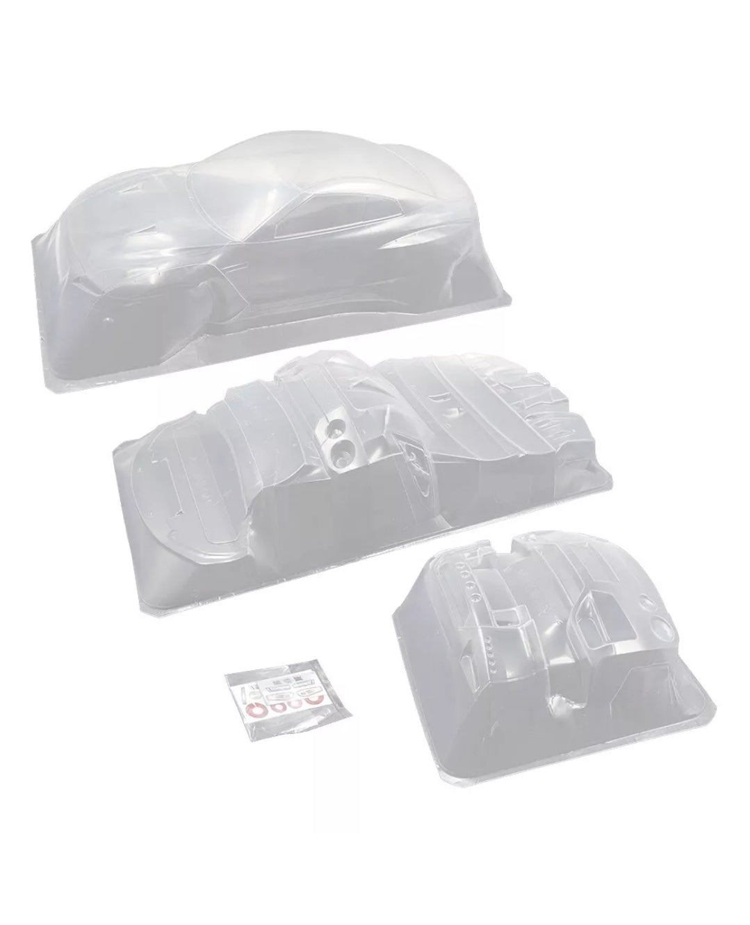 Addiction RC 1/10 Nissan R35 GT-R PANDEM Clear Body For 1/10