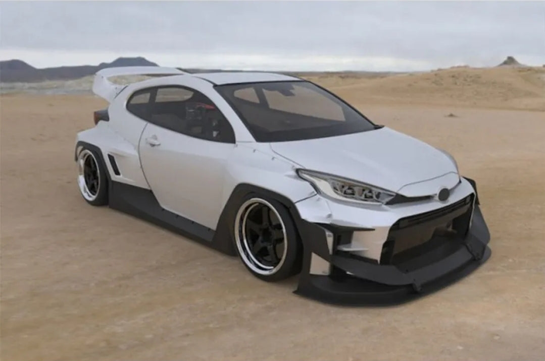 Addiction RC 1/10 Toyota GR Yaris Clear Body Set For 1/10 RC Drift