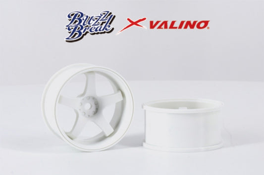 Overdose / BB-RW-003 / R-SPEC Valino GV117D Wheel 26mm / Color: White / Offset: 7mm (2pcs)