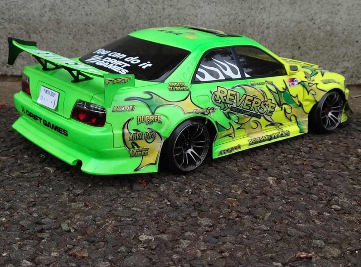 TOYOTA CHASER JZX100 KAZAMA AUTO 1/10 BODY SET [ADDICTION RC] AD-HB18