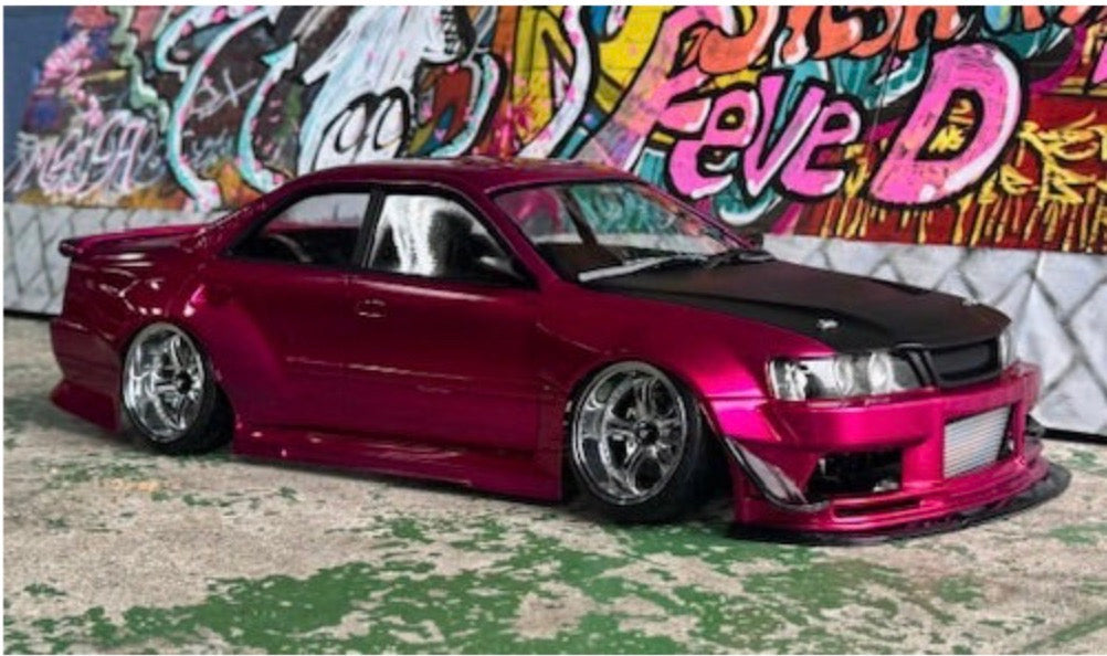 TOYOTA CHASER JZX100 KAZAMA AUTO 1/10 BODY SET [ADDICTION RC