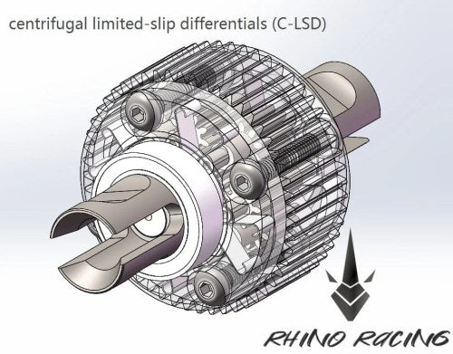 RHINO RACING C-LSD RR 600 YD2 ALUMINUM DIFFERENTIAL ASSEMBLY UNIT