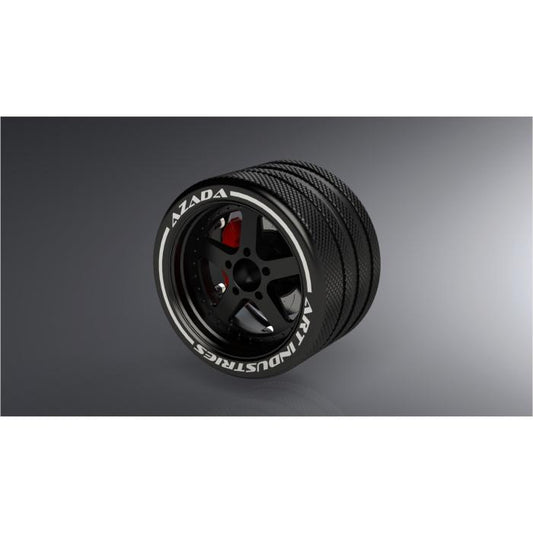 Azada transmitter wheel AZ6116-BK-RD