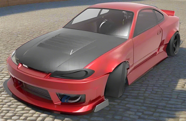 Addiction RC 1/10 Nissan S15 Silvia Clear Body Set 1/10 Drift RC
