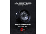DS Racing / AD-AB-WF / Aero Drift Wheel Cover for Drift Element Wheel / Design: Slope / Color: Black