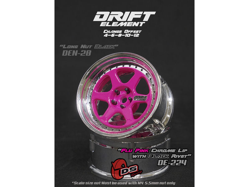Pink Chrome Wheels
