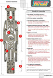 DS Racing / RCO-RDX2 / Kansei Carbon Chassis Conversion Kit V2 for RDX