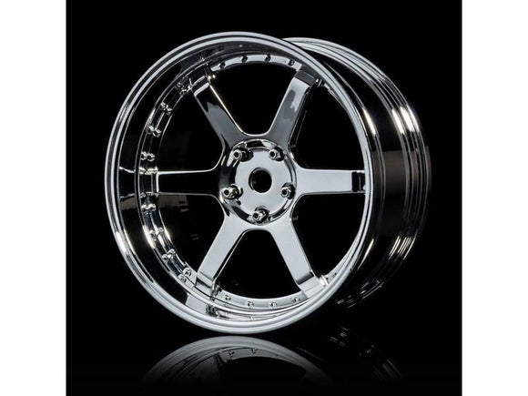 MST / 832107S / 106 Wheel Set - Adjustable Offset (4pcs) / Color: Silver (Chrome) - Silver (Chrome)