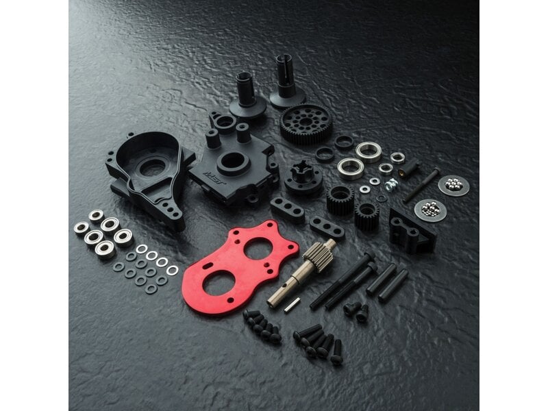 MST Rear Gearbox Set for RMX, Red Or Black, 210651