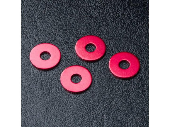 MST / 820049R / Wheel Hub Spacer 1.0mm (4pcs) / Color: Red or black