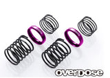 Overdose Twin Spring 20mm ⌀1.2, 5 Coil + Helper Spring - Purple