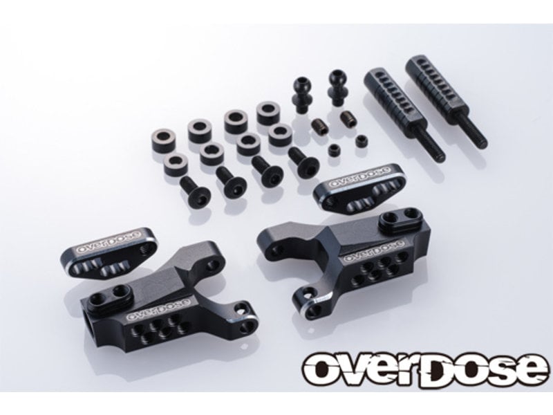 Overdose Adj. Alum. Front Suspension Arm Type-3 - Black Overdose Adj. Alum. Front Suspension Arm Type-3 - Black