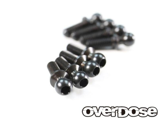 Overdose 4.3mm x 8mm Ball Studs (8pcs) 1533b