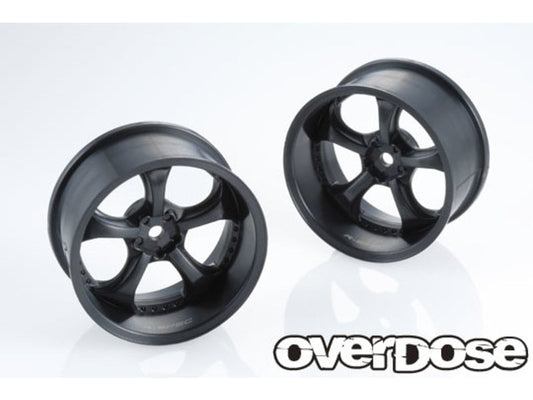 Overdose / OD2765 / R-SPEC Work VS KF Type-RY / Color: Black / Offset: 7mm (2pcs)