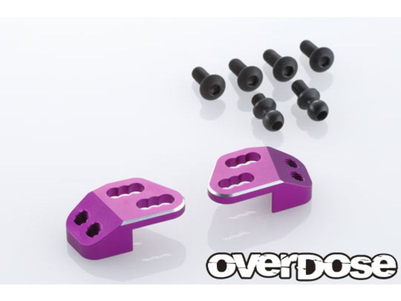 Overdose TC Aluminium Rear Upper Arm Bracket various colours OD284-