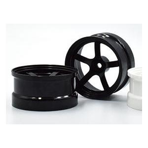 BLACK DP5 Drift Rims 6 or 8mm OFFSET (HIGH TRACTION) [Reve D] RW-DP5K8