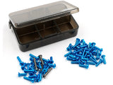 Yeah Racing 7075 Aluminum and Titanium Screw Assorted Set w/Box For Tamiya TT02 Various Colours