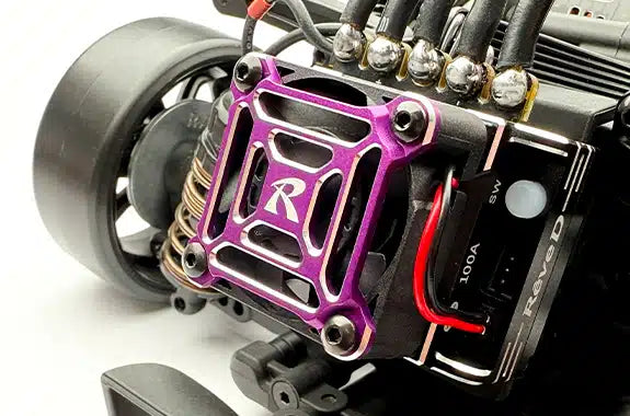 Reve D Optional Fan Cover Red or purple  for ESC Elite RE-EL-CR