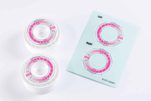 Reve D Wheel Sticker for RW-GA18 White/pink RJ-WS01WP