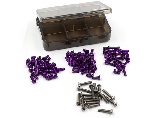 Yeah Racing 7075 Aluminum and Titanium Screw Assorted Set w/Box For MST RMX 4.0 Various Colours TSAS-0054