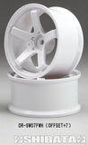 SHIBATA Shiba Wheel F23 Offset +7 White 2pcs DR-SW07FWH
