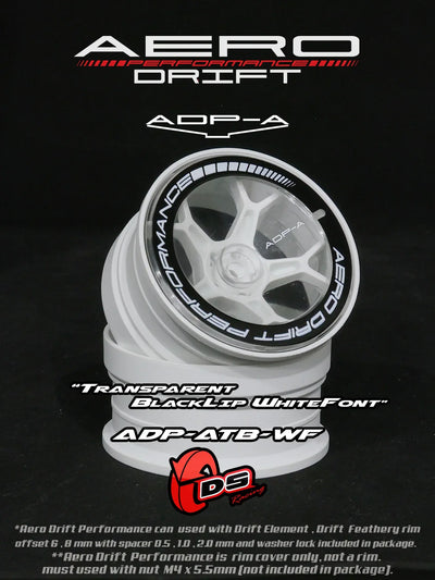 Aero disc ds racing clear with black or white lip