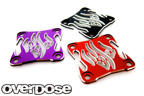 V2 WELD OD Aluminum Cooling Fan Cover (30x30mm) RED PURPLE BLACK [Overdose] OD3972 OD3971 OD3970