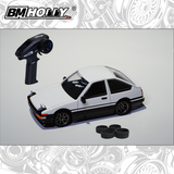 BM Racing 1/28 FLD ae 86 Drift Car RWD RTR EP w/ 2.4GHz Radio w/o Battery and Charger  bmrx-fld-86