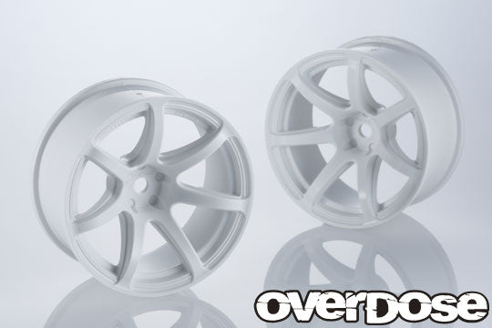 Overdose – T7R R-Spec Wheels Offset 7mm – (White) – #OD2678c