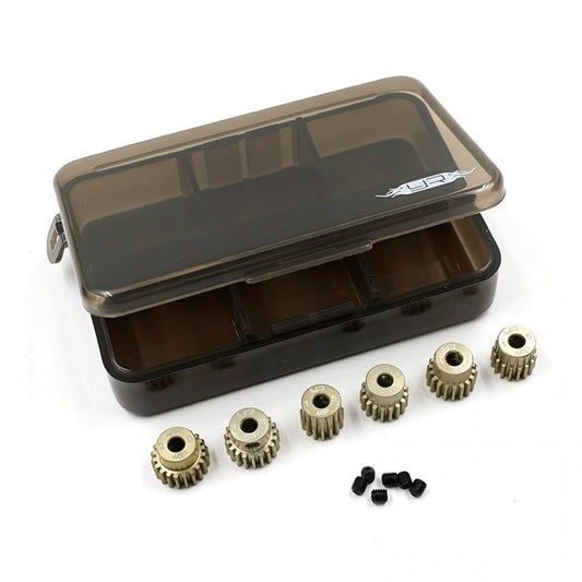 Yeah Racing Aluminum 7075 Hard Coated Pinion Gear Combo set 6 pieces Various Teeth Choice