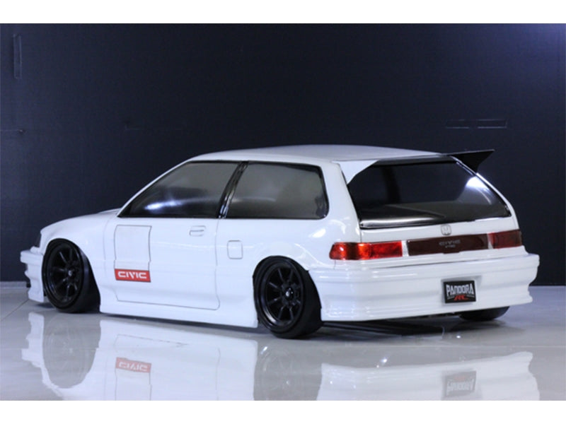Pandora RC HONDA CIVIC EF9 1/10 RC Drift 198mm Clear Body Set pab 3179