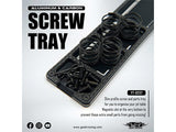 Yeah Racing Aluminum and Carbon Screw Tray YT-0237BK