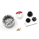 Yeah Racing Aluminum Transmitter Steering Wheel Set fits Futaba KO Sanwa Flysky Traxxas ya 0716gm