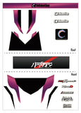 Geometric Purple/Black
