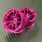 OVERDOSE CHROME Buzz Break Valino N820S - PINK - PURPLE - GOLD - RED - SILVER 7mm 1/10 Wheel Rims