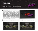 Team AD 11°Forward Tilt Steering Base various colours(FOR AD-9019