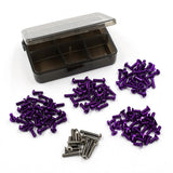 Yeah Racing 7075 Aluminum & Titanium Screw Assorted Set w/Box For ReveD RDX Various colours