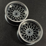 326Power Yaba KING MESH - Matte Chrome -  10mm - 1-10 Rims [Overdose] OD2028c