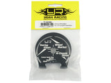 Yeah Racing Aluminium Wheel Well Marker for 1:10 Touring and M-Chassis (Black)
 YT-0203BK