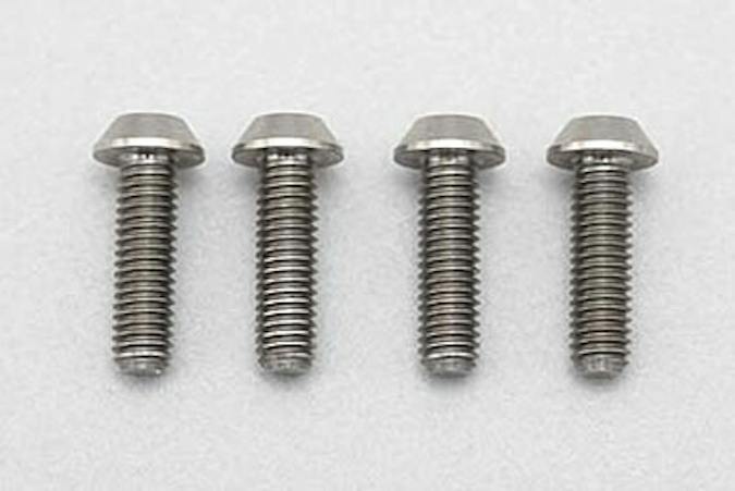 Racing Performer Precision Machined Tititanium BH Socket Screw M3 12mm (4pcs)