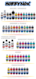 Hobbynox Airbrush Paint 60ml Various Colours