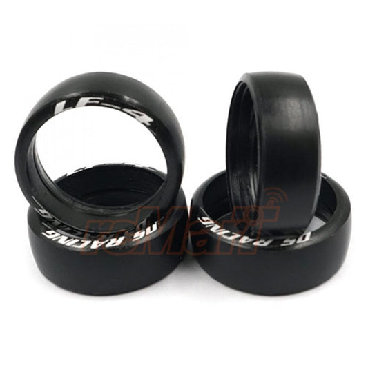 DS Racing Mini LF-4 8.5mm Narrow Drift Tire 4 pcs Black For Kyosho Mini-Z MI20L-LF4N