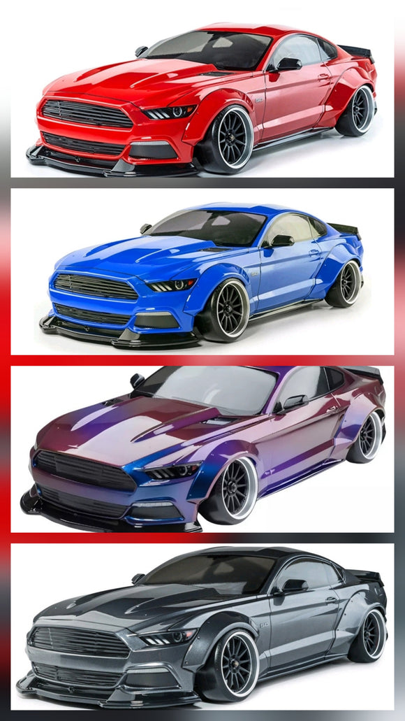 MST Mustang LBMT RC Drift Body Shell pre painted various colours