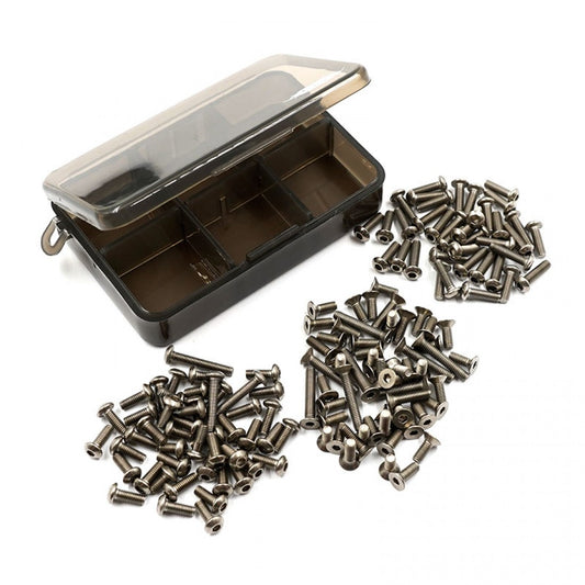 Yeah Racing Titanium Screw Assorted Set w/Box For ReveD RDX TSAS-0012
